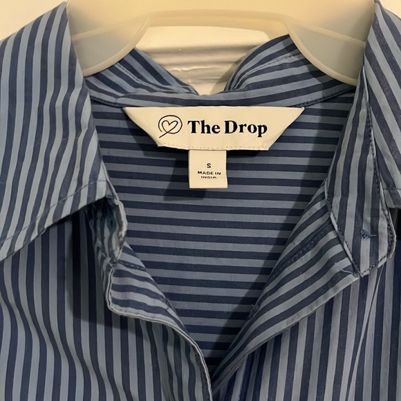 The Drop Women's Marla Drop-Shoulder Short-Sleeve Midi Shirt Dress - Picture 7 of 8